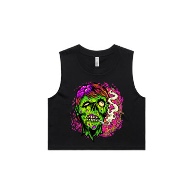 ZOMBITCH crop tank Thumbnail