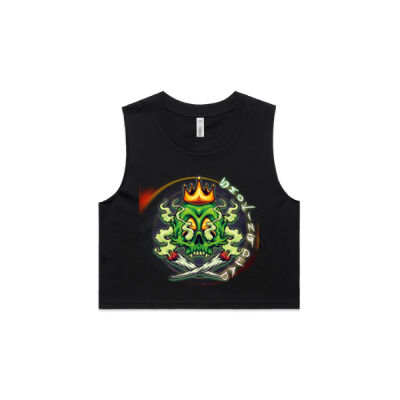 Skull & Crossbongs crop tank Thumbnail